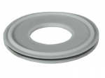1" White Silicone Clamp Flanged Gasket